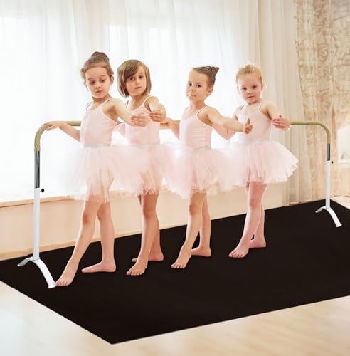 Portable Ballet Barre for Home or Studio – Adjustable Freestanding Curved Dance Bar for Kids & Adults, Ideal for Stretch, Pilates, Dance & Active Workouts White