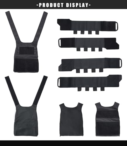 Weighted Vest for Men and Women Adjustable Weight Vests Low Profil Vest Quick Release Strength and Endurance Training Fitness Tactical Running Workouts