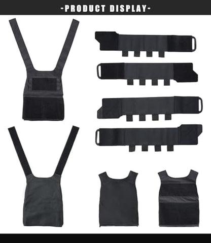 Weighted Vest for Men and Women Adjustable Weight Vests Low Profil Vest Quick Release Strength and Endurance Training Fitness Tactical Running Workouts
