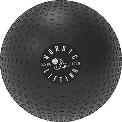 Nordic Lifting Dead Weight Slam Ball for Crossfit - Textured Slamball for Core & Fitness Training