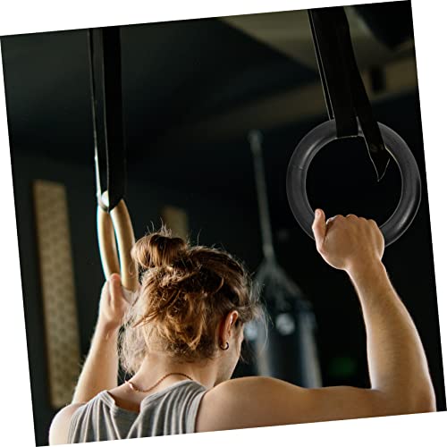 Toddmomy Portable Fitness Ring Home Gymnastics Ring Wear-Resistant Durable Exercise Equipment Random Color