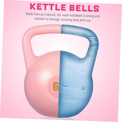 LIOOBO 6kg Water Filled Kettlebell Strength Training Exercise Equipment Dumbbell Kettlebell Weights