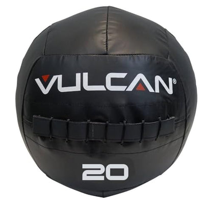 VULCAN Soft Medicine Ball – Durable High-Performance Weighted Exercise Ball for Core Workouts, Wall Ball Throws, Squats, and Partner Drills | Ideal for Home Gym and Functional Fitness Training - style: 12 lb Medicine Ball