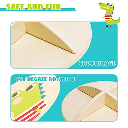 Wooden Balance Board With Crossed Base Balance Kids Rocking Seesaw Balance Board Sensory Training Rocking Board Balance Training Equipment Indoor Outdoor