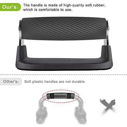 Push Up Bars with Bottom Anti-Slip Pad Push Up Handles for Floor Soft Plastic Pushup Handles Strength Training Pushup Stands