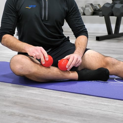 OPTP Franklin Method Mini Smooth Ball Set (Pair) - Massage Balls for Tight Muscles and Fascia - Targeted Back and Neck Massage, Shoulder, Neck, Hip, and Foot Massager Ball Set