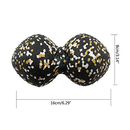 ljhnba Mini Peanut Massage Ball Foam Roller Deep Tissue Massage Tool Double Massage & Mobility Ball Easy to Use