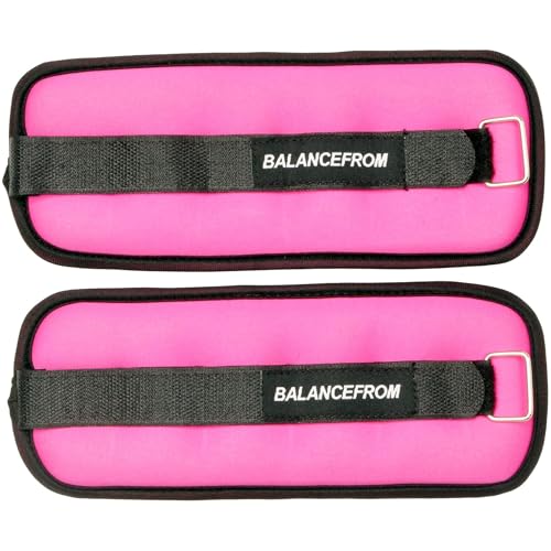 Fitvids Fully Adjustable Ankle Wrist Arm Leg Weights, 1-20LBS, Multiple Options