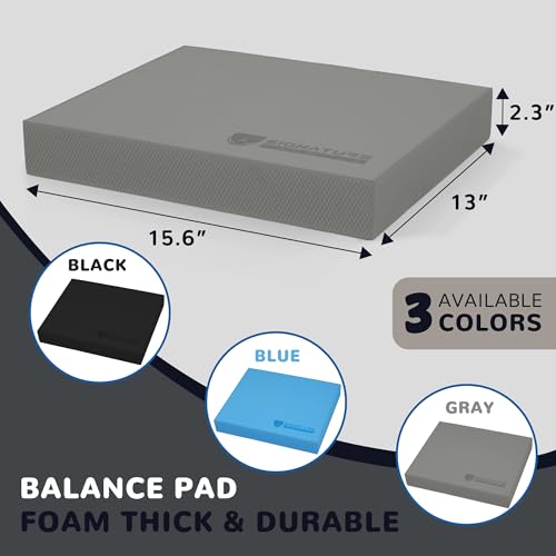 Fitvids Balance Pad, Nonslip Foam Balance Pad, Professional Foam Exercise Pad for Fitness, Stability Training and Physical Therapy, Multiple colors