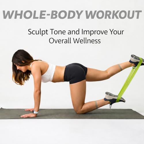 New Horrizon Resistance Bands Resistance Loop Exercise Bands for Working Out, Set of 5 with Carry Bag – Strength Training & Physical Therapy Bands for Men & Women – Home Gym & Yoga – Lifetime Support