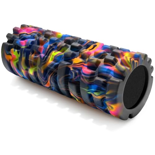 321 STRONG Patented 3-Zone Massage Roller, Medium Density for Exercise - color: Aurora