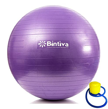 bintiva Exercise Ball - color: Purple, size: S (50-55cm)