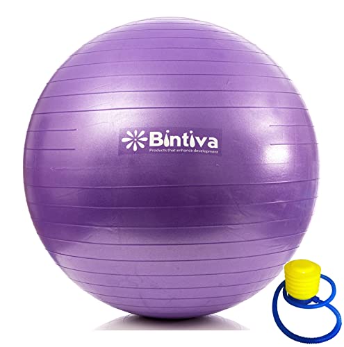 bintiva Exercise Ball - color: Purple, size: S (50-55cm)