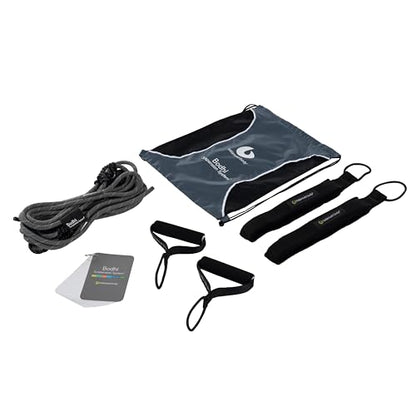 Balanced Body Bodhi Suspension System, Pilates Gym Equipment, Suspension Straps Exercise Equipment for Home Gym or Studio, Gray