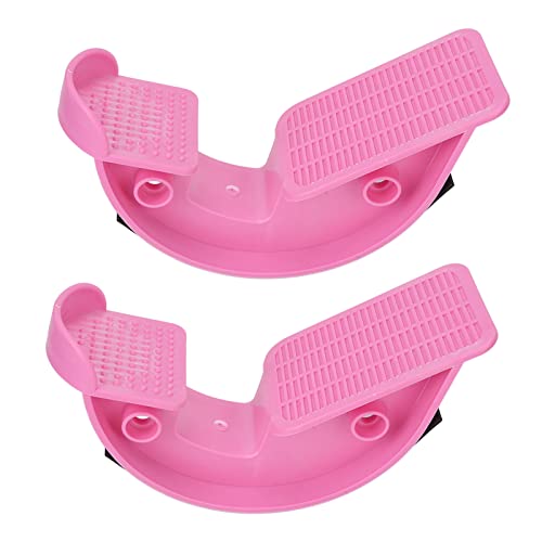 2 Pcs Calf Stretching Board Incline Board Calf Stretcher Ankle Foot Incline for Foot Stretch Training Knee Rescuer Yoga - color: Pink