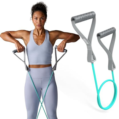 EQYP Power Tube Resistance Bands with Handles – Exercise Bands for Home Workouts