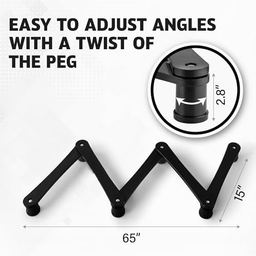 ACE HOCKEY The Snake Stickhandling Trainer – Adjustable Hockey Training Aid for Puck Control, Quick Hands, Reaction Time & Coordination – Snake 5, Snake 7 & Elevated Styles - style: Snake 5