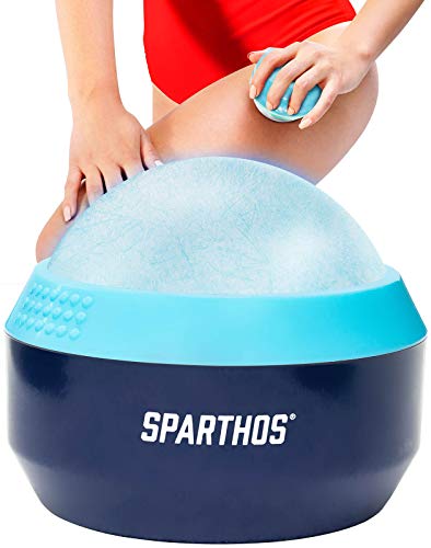 Sparthos Cold Ice Massage Roller Ball, Cryosphere Massager -Blue-60mm - color: Denim Blue, style: 60mm (Pack of 1)