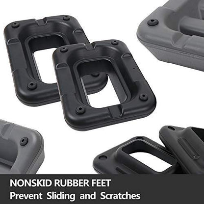 Sport Aerobic Step Platforms Workout Stepper Trainer Exercise Stepper with Nonslip Adjustable Risers for Fitness, Core, Strength, Stability, and Resistance Training