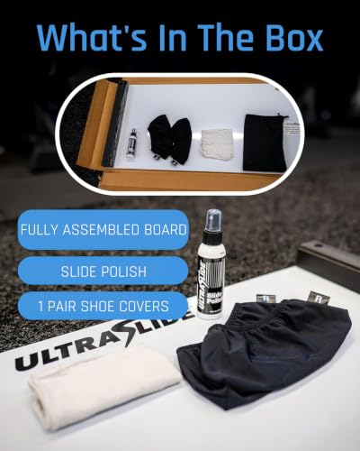 Slide Board Exercise Trainer for Fitness, Sports & Rehab - size: 5 ft Board