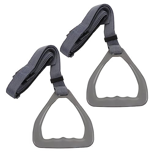 UPKOCH 2 Pcs Adjustable Gym Rings with Thick Straps for Outdoor Strength Training Versatile Fitness Equipment for Core and Upper Body Workouts Home and Playground Use