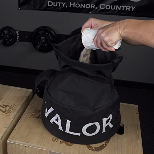 Valor Fitness Self-Fill Strongman Heavy Sandbags – Stone and Atlas Style Bag - 200 lb Built in Fill Bag for Extra Durability - Strength and Conditioning - Multiple 200 lb Max