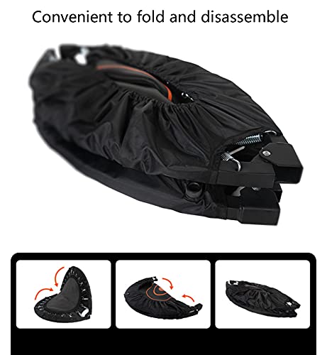 Replacement Trampoline Pad Outdoor Trampoline 40",Fitness Mute Foldable Trampoline Mini Exercise Rebounder for Adults Indoor/Garden Workout Equipment,Maximum Load 150Kg