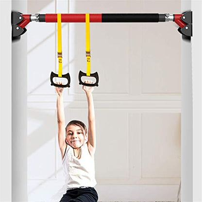 Pull-Up Bars Portable Door Chin Up Bar No Screws Fitness Horizontal Bar, Home Strength Training Fitness Equipment 72-180CM