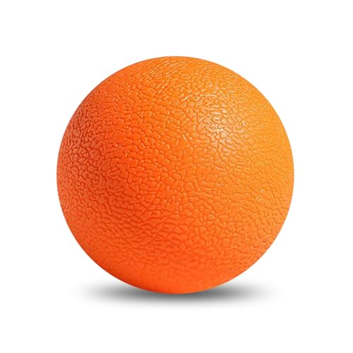 GOGO Massage Lacrosse Ball for Physical Therapy, Myofascial Release, Yoga Deep Tissue, Trigger Point, Muscle Soreness (Orange) - color: Orange
