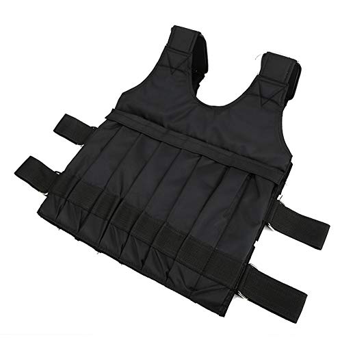 20kg Weighted Vest, Adjustable Bodybuilding Weight Vest with Removable Sandbags Fitness Training Gym Heavy Body Exercise for Weight Training Exercise