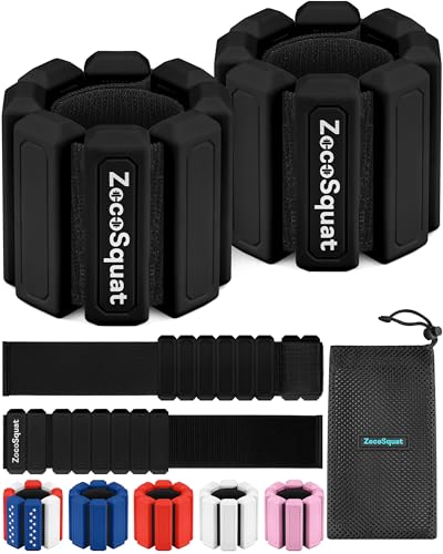 Ankle Weights for Women and Wrist Weights for Women at Home - Arm and Leg Weights, Non-Slip Desig, Set of 2 (1 lb each)