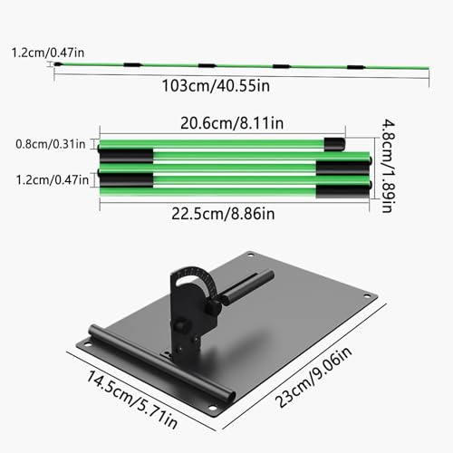 Golf Aiming Trainer – Angle Bracket Plate, Putting Practice Aid, Swing Pósture Corrector | Beginner Alignment System for Indoor Outdoor Golf Training