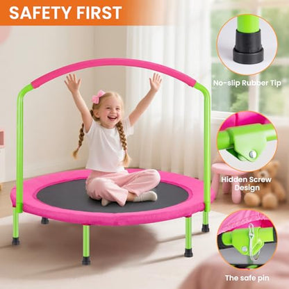 Big Handle Safe Toddler Trampoline