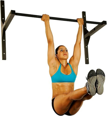 Heavy-Duty Pull-Up Bar – Ceiling or Wall Mount – Gym-Quality Steel, 600 lb Capacity – Fits 9 ft Ceilings