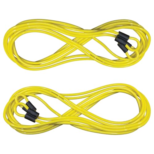 Champion Sports Double Dutch Speed Rope – Durable Vinyl Jump Rope for Fitness & Training, Multiple Lengths - size: 12 Ft (Set of2 Ropes)