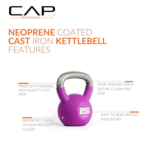 CAP Neoprene Coated Kettlebells - Multiple Sizes