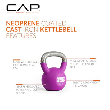 CAP Neoprene Coated Kettlebells - Multiple Sizes