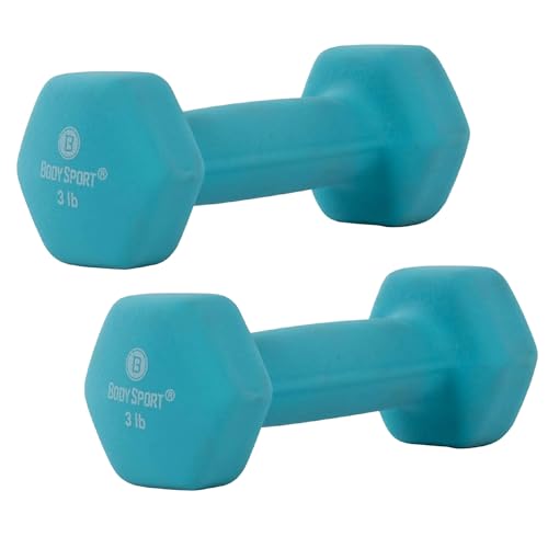 Balanced Body Hand Weights, Portable Pilates Weights, Workout Weights for Home Gym or Studio - color: Turquoise (3 lbs)