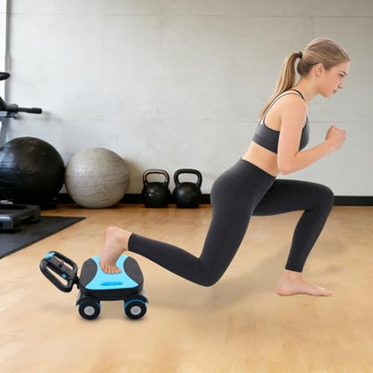 Ab Roller Wheel,4 Wheel Elbow Support Abdominal Wheel,Ab Roller with Elbow Support Automatic Rebound,Core Workout Equipment for Home Gym,330 Lbs Weight Capacity
