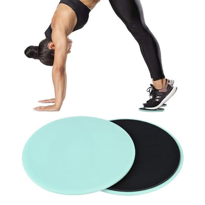 Discs Core Sliders,2pcs Exercise Sliding Disc,Multifunction Sport Full Body Workout Disc for Physical Therapy Dance Balance Training for Carpet or Hardwood