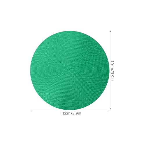 18pcs Sport Spot Markers, Non-Slip Carpet Spots Circle Floor Dots for Soccer Basketball Agility Training, Gym Pe Sports Drill Markers with Carry Bag