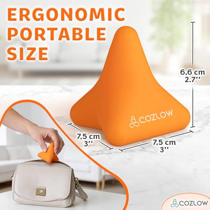 Trigger Point Massage Tool - Pyramid Shaped 4 Point Massager Ball - Muscle Knot Release - Myofascial Wellness Therapy - Back, Feet, Psoas Pain
