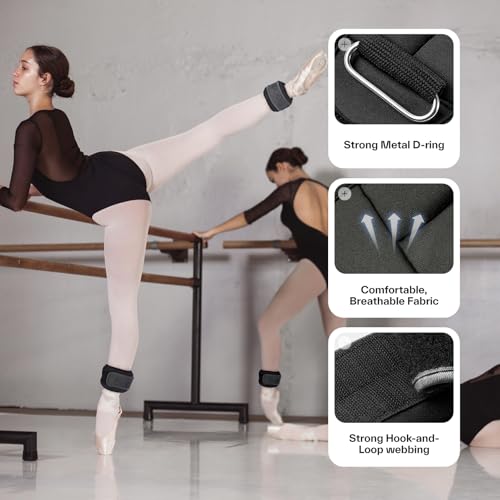 Sportneer Ankle Weights 0.5/1/2/3/5 LBS 1 Pair Wrist Leg Arm Weights - color: Black, size: 2 lb x 2