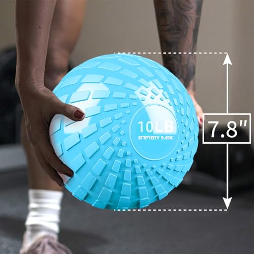 Medicine Ball 8, 10 lbs Slam Ball Weighted Balls for Exercise Strength and Crossfit Workout