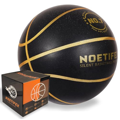 Upgraded Weighted Silent Basketball, High-Density Quiet Indoor Training Ball with Gift Box, Real Bounce Soft Material, Ideal for Home & Apartment Dribbling Practice