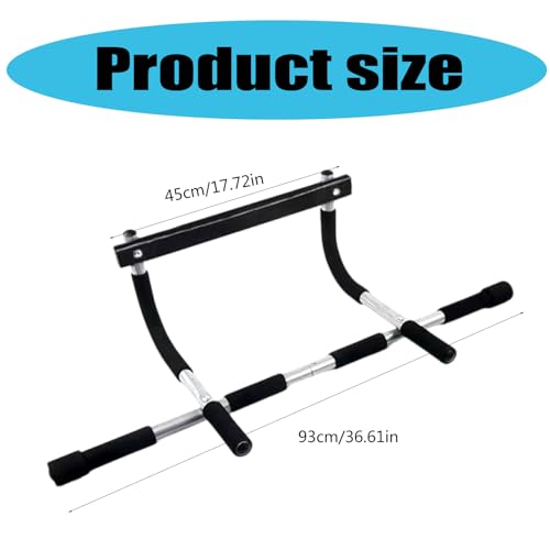 None Drilling Hanging Rod Nonslip Doorway Pull Up Adjustable Door Horizontal Home Fitness Equipment Enduring None Drilling Hanging