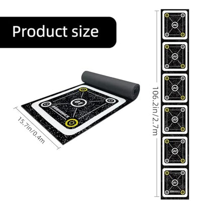 Rubber Agility Ladder Non-Slip Speed Agility Training Ladder Pad for Soccer Football Footwork, Workout Ladder for Soccer Football Tennis Boxing Training, Agility Training Equipment