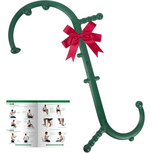 Massage Trigger Point Cane, Body Deep Tissue, Handheld Back, Neck, Shoulder, Leg and Feet Massager Rod, Muscle Release Tool Self Massage Hook Cane Gifts for Women & Men, Green - color: Green