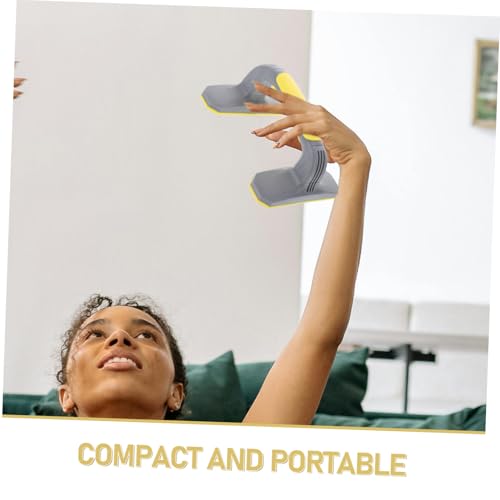 Push up Rack Workout Board Handles Rotating Push-up Handles One Wheel Ab Push up Bars Push up - color: Yellow