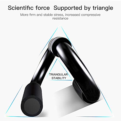 Push Up Bars - Strong Steel Pushup Stands with Comfortable Foam Grip and Non-Slip Bars for Muscles Chest Women Men